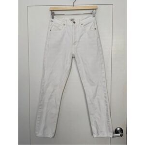 Citizens of Humanity Charlotte High Rise Straight Leg White Jeans 25 City